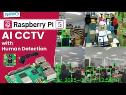 I Built AI CCTV with Raspberry Pi 5 with Built In Human Detection