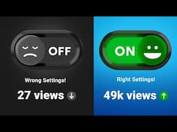 Small channels lose views over these settings