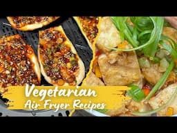 Air Fried Salt Pepper Tofu & Chili Oil Garlic Eggplant Recipes | Wally Cooks Everything