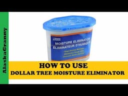 Dollar Tree Moisture Eliminator...How To Use...Does It Work...Moisture Absorber Boxes