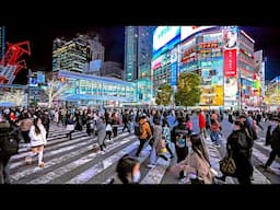 Tokyo Japan - Shinjuku to Shibuya Night Walk 2025 • 4K HDR