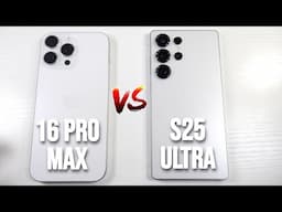 Samsung Galaxy S25 Ultra VS iPhone 16 Pro Max Full Speed Test! Video Render, Animations, PUBG & More