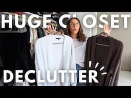 HUGE Closet Declutter | Going Minimalist 2024