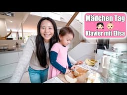 Mädchen Tag 😍 Klavier spielen mit Elisa & Kindergarten zu Hause! Mamiseelen