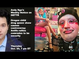 Andy Ngo live: Antifa pledge support for Oregon child drag show