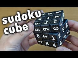 they put SUDOKU on a RUBIK'S CUBE...