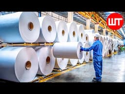 How PAPER Is Made | Paper Factory