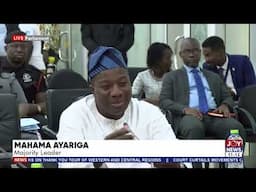 Vetting C'ttee Chaos: Majority Leader Mahama Ayariga testifies before the Investigative committee