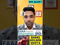 "EAAA Alternatives Limited IPO Shareholder Quota: Everything You Need to Know!"