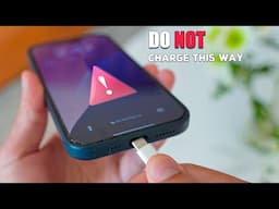 How to Charge Your iPhone the RIGHT Way (Battery Saving Tips)