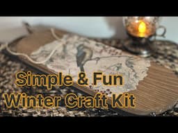 DIY Rustic Winter Sled Craft Kit - How To Crafts