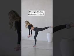 STRENGTH PILATES CHALLENGE — day 3 booty builder #pilateschallenge #pilates #pilatesworkout