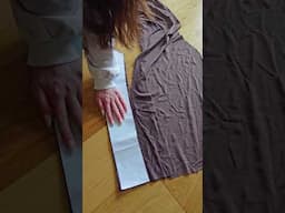 DIY mini dress with flared sleeves - altering the demi dress pattern