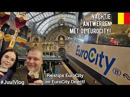 Per NIEUWE EUROCITY naar ANTWERPEN 🇧🇪 + VERTRAGING | #JuulVlog