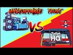 🤯 WOW! 🤯 ❄ FROST DJ ❄ FREEZES OVER TOILET HQ in Toilet Tower Defense