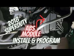 Ford F450 ABS Module Installation in 30 Minutes or Less!