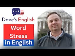 Is word stress important in English?