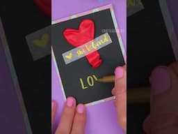 Cute Love Card Idea ♥️ #diy #art #craft #handmade #shorts #youtubeshorts