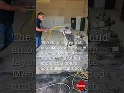 Polished Concrete Repairs for Heavy Equipment dealer.