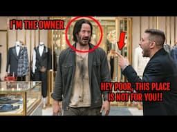 Keanu Reeves Disguises Himself As A Poor Man In His Own Boutique, But Was Humiliated By A Salesman