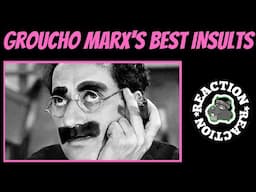 American Reacts to Groucho Marx's BEST INSULTS