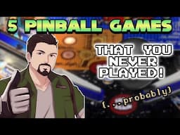 5 Video Pinball Game You Haven't Played... probably - Just Some Retro List