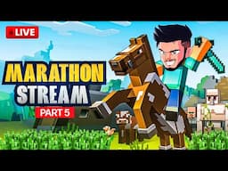 HARDCORE MODE MINECRAFT MARATHON - PART 5 | SCOUT IS LIVE