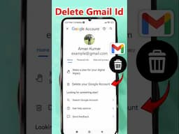 Google account delete kaise kare | Gmail id delete kaise kare | Email id delete kaise kare #delete