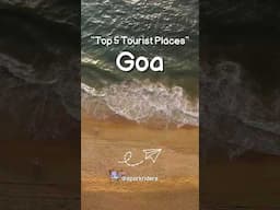 Top 5 Places in Goa | Goa tourist Places | #shorts #goatrip