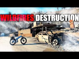 Riding Pacific Palisades after Los Angeles Wildfires on my Ebike