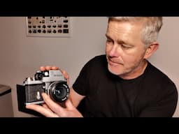 Nikon F camera walkthrough. Describing the 1959 Nikon F camera's main features.