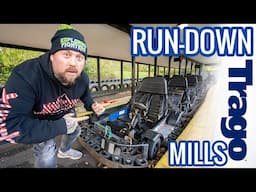 Sneaking onto the Abandoned Rides at Trago Mills | RUN DOWN AND OUT OF SERVICE