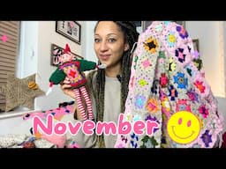 November crochet chat. Winter is here. Mama struggles. ♡  HG Designs Crochet Podcast ♡