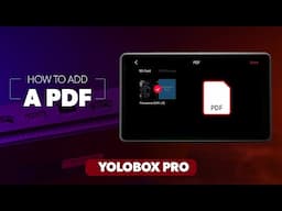 YoloBox Pro: How to add a PDF to your Livestream