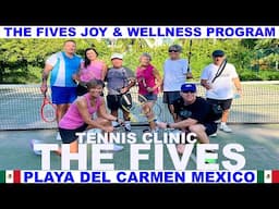 THE FIVES BEACH HOTEL IN PLAYA DEL CARMEN MEXICO - JOY & WELLNESS PROGRAM - TENNIS CLINIC