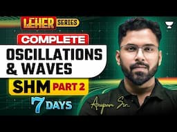 Complete Oscillations & Waves in 7 Days : SHM | Part 2 | NEET 2025 Physics | Anupam Sir