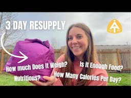 Food for a 3 Day Resupply | Appalachian Trail 2024