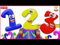 Learn 1 to 10 Numbers & Fruit Names | 123 Number Names | 1234 Counting for Kids | Cartoon Video