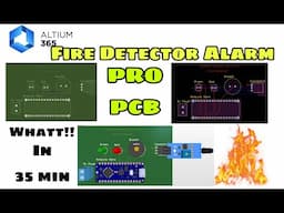 Fire Detector Alarm! From Breadboard to Pro PCB in just 35 min! Altium 365