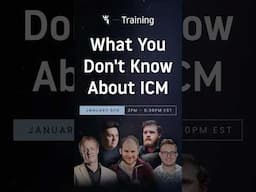 What You Don't Know About ICM