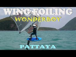 Pattaya's super-young Wing Foiling WONDERBOY!