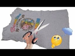 How to make Designer Baby Dungree Making From Old T-shirt # Best RE Use Idea From Old T-shirt