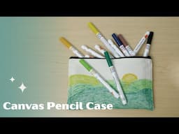 Canvas Pencil Case - New Product Demo!