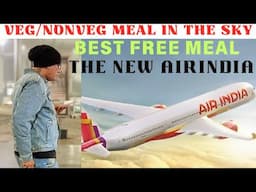 Airindia Domestic Flight Food Review || Air India Flight Mumbai To Delhi ✈️