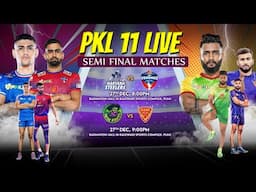 PKL 11 Live: Haryana Steelers vs UP Yoddhas & Dabang Delhi K.C. vs Patna Pirates.#pkl11live