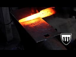 Forging a pattern welded viking sword, part1, forging the blade.