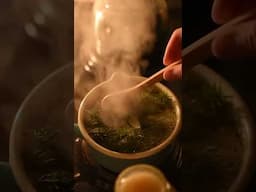 Pine Needle Tea Making