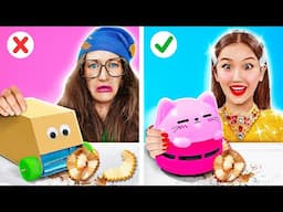 Chicas Ricas vs Chicas Pobres - ¡Gadgets sorprendentes vs Hacks! por 123 GO!