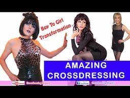 Exploring the art of crossdressing photo collections | male to female transformation | crossdresser