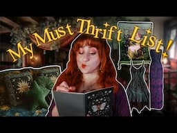 ☀️ Things I Will Be Thrifting For in 2025 - My Thrift Wishlist Updated! ✍️